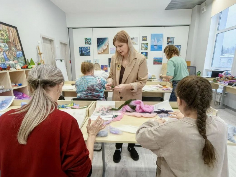 Шерстяная акварель